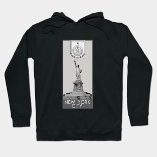 New York City Seal - Statue of Liberty Hoodie